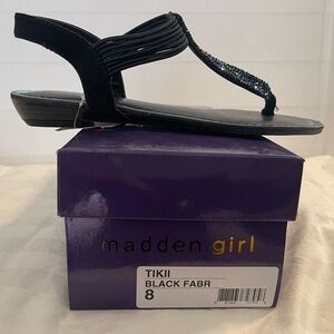 Madden Girl Black Sandals